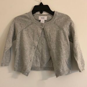 OLD NAVY Cardigan Sweater Soft Size 12M - 18M Gray